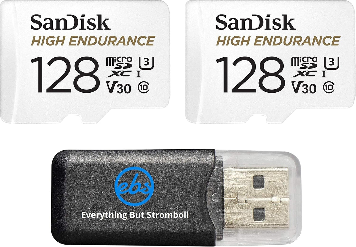 SanDisk High Endurance 128GB MicroSDXC Memory Cards for Dash Cams