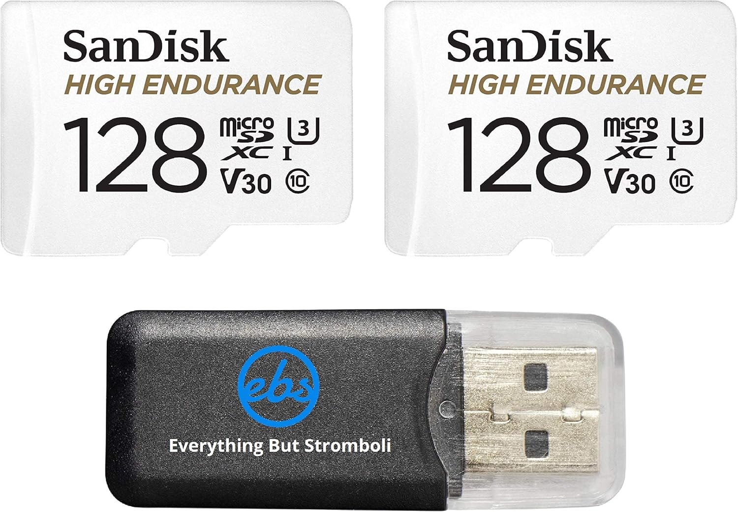 SanDisk High Endurance 128GB MicroSDXC Memory Cards for Dash Cams