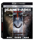 Rise/Dawn/War for the Planet of the Apes 4K UHD Trilogy - Definitive