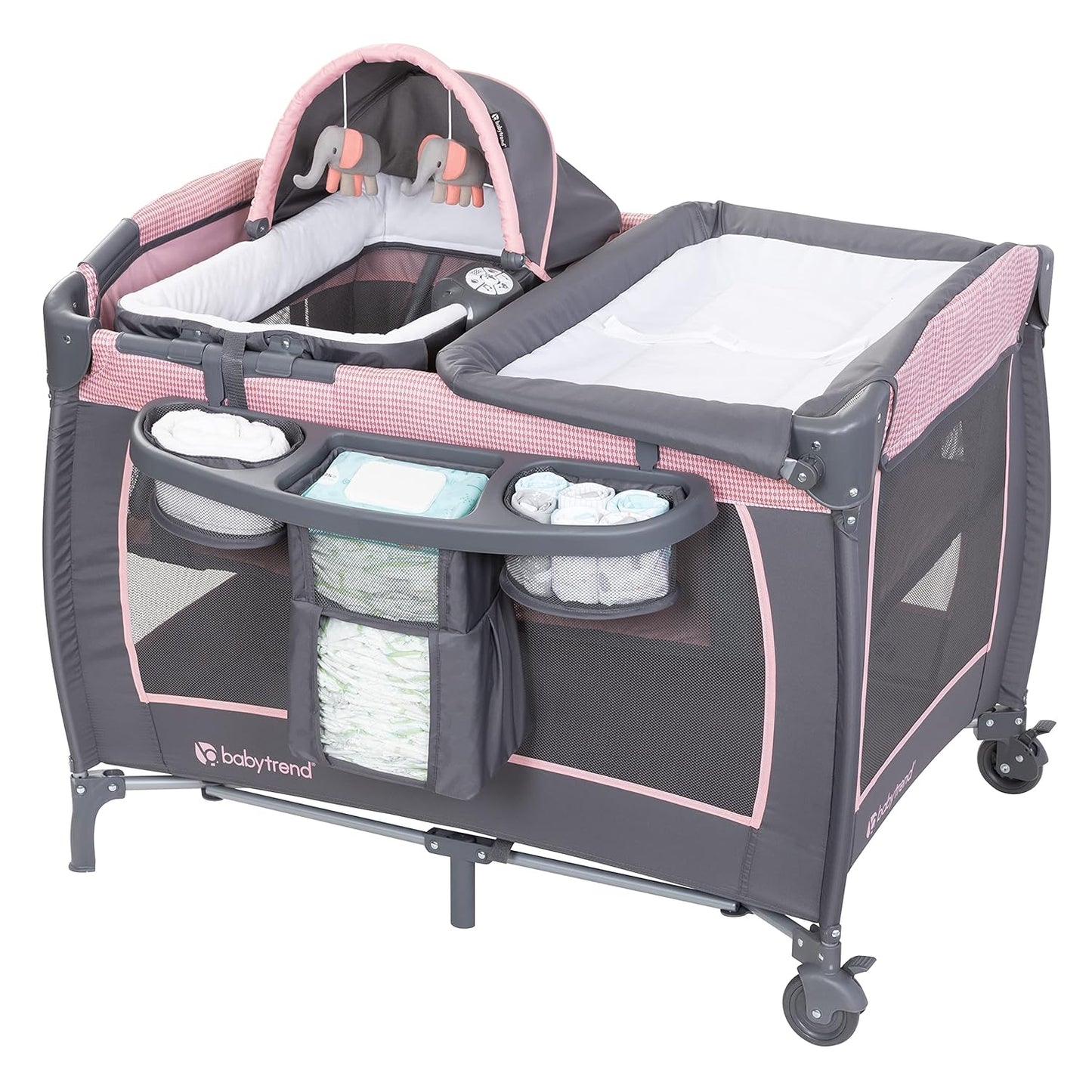 Baby Trend Cozy Pink Snooze Deluxe III - Ultimate Sleep Comfort