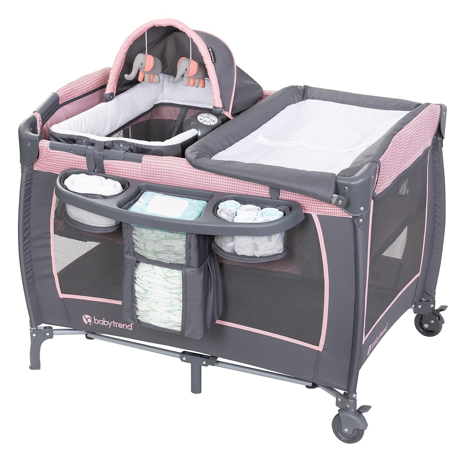 Baby Trend Cozy Pink Snooze Deluxe III - Ultimate Sleep Comfort