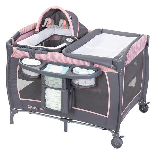 Baby Trend Cozy Pink Snooze Deluxe III - Ultimate Sleep Comfort