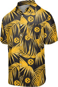 foco Men's NFL Floral Tropical Button-Up Shirt - Team Spirit in