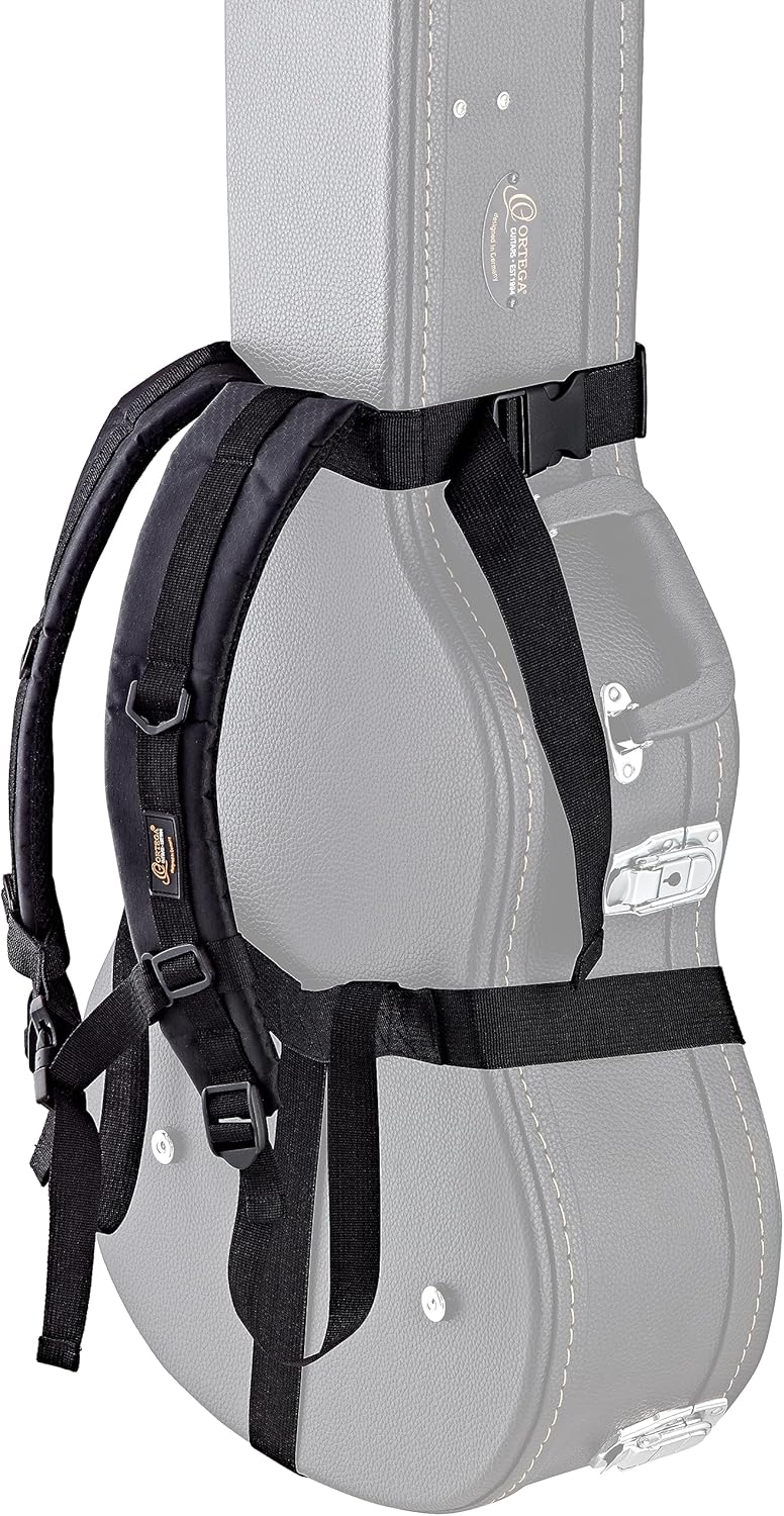 Ortega Guitars Hardshell Case with Backpack Straps