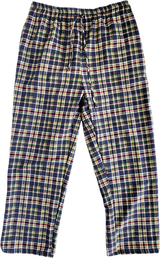 Men Women Unisex Plaid Flannel Pajama Pants for Cozy Comfort