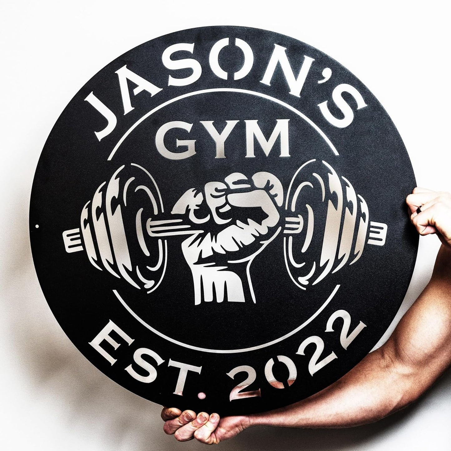 Personalized Metal Gym Sign by Lakeshore