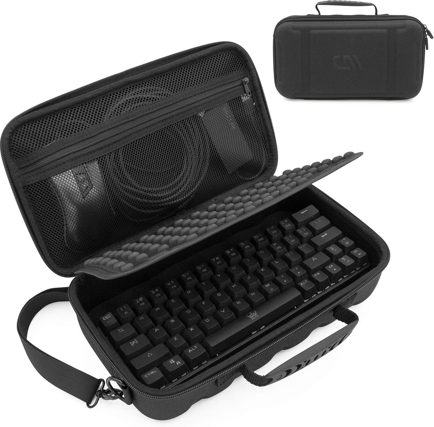Protective Hard Shell Case for 60% Keyboards - Travel Ready