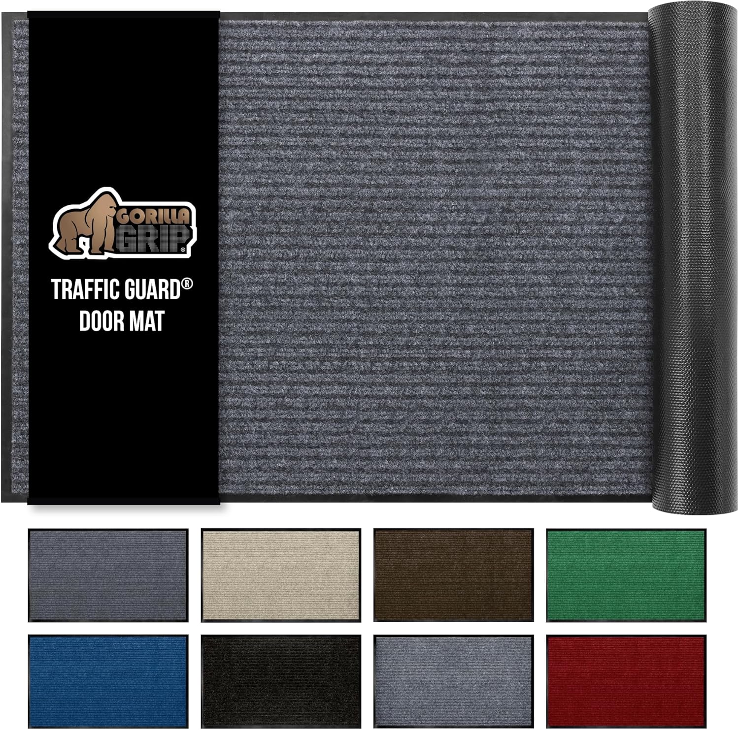 GORILLA GRIP Traffic Guard Door Mat for High Traffic Areas