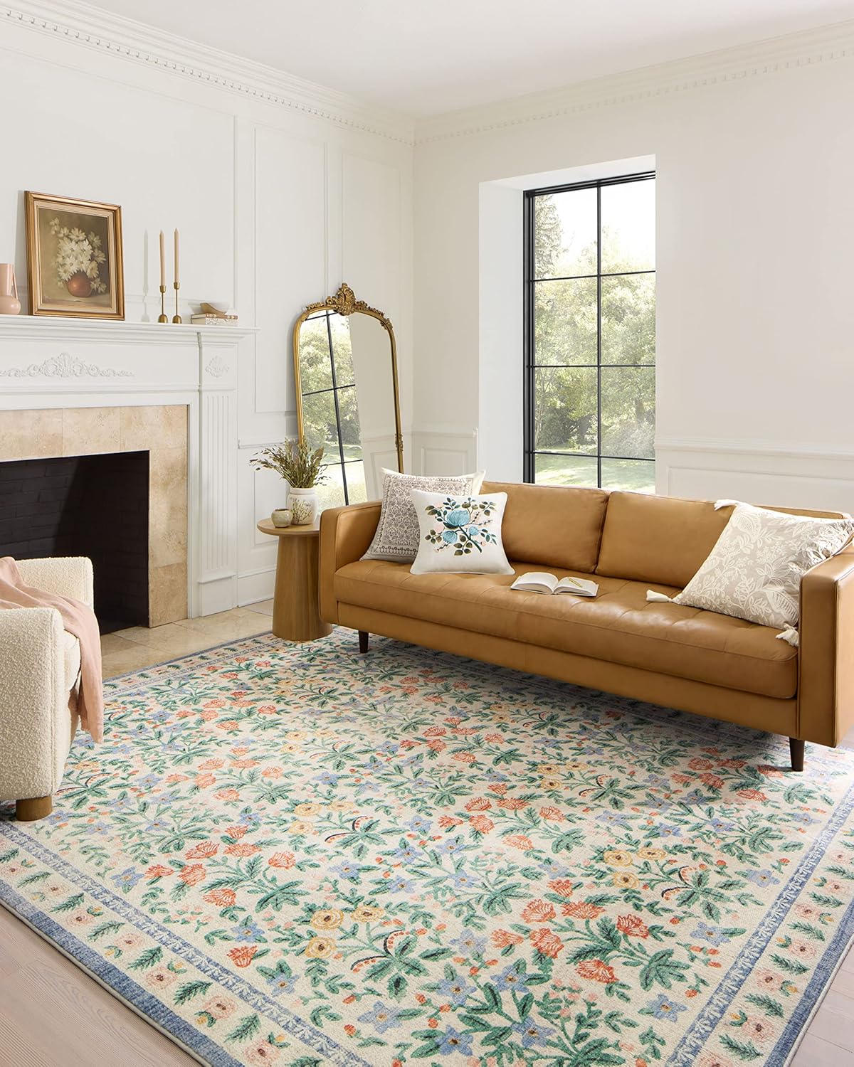 Rifle Paper Co. x Loloi Eden Collection Mughal Garden Area Rug