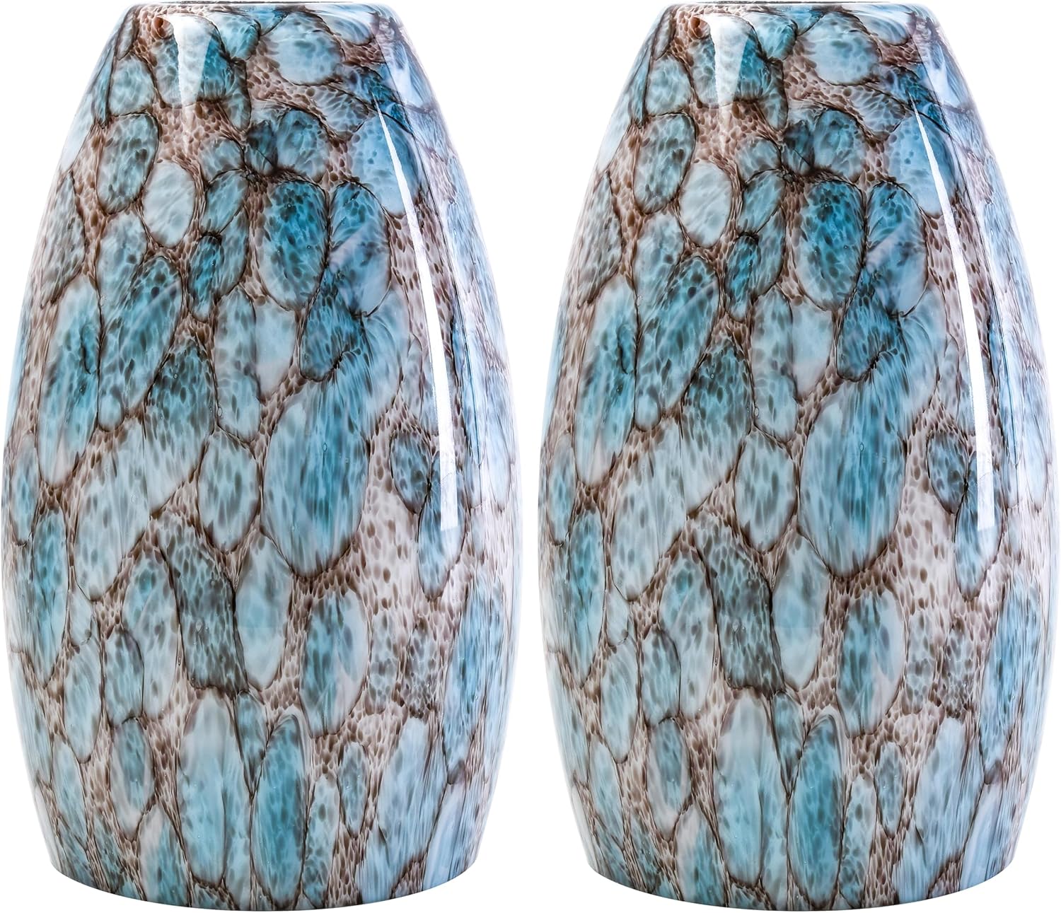 Unique Hand Blown Art Glass Lamp Shade for Elegant Home Decor