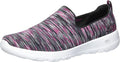 Women's Slip On Walking Shoes - Multi-colored Knit Comfort
