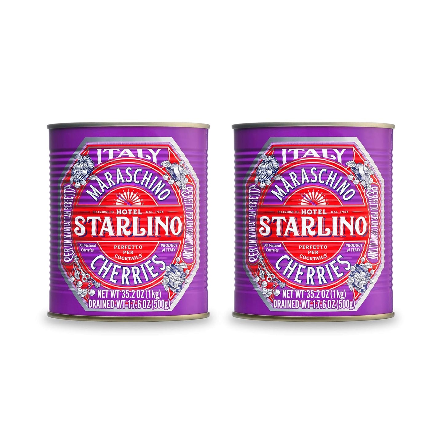 Hotel Starlino Maraschino Cherries for Premium Cocktails and Desserts