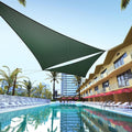 ColourTree CTAPRT10 9ft x 12ft x 15ft Right Triangle Sun Shade Sail