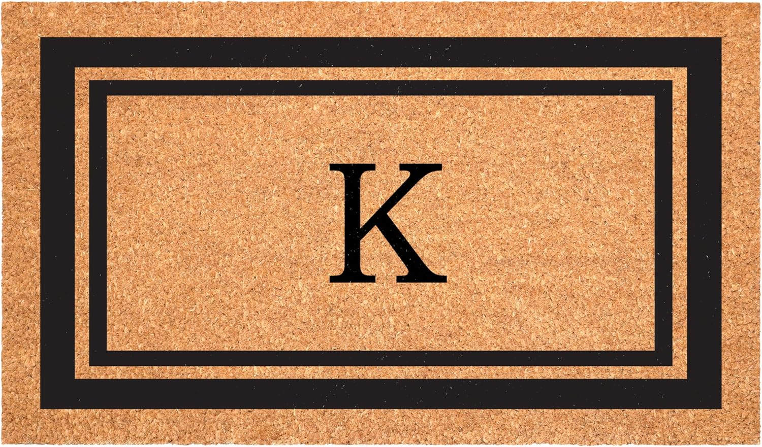 Calloway Mills Monogram Doormat 18in x 30in for All Seasons