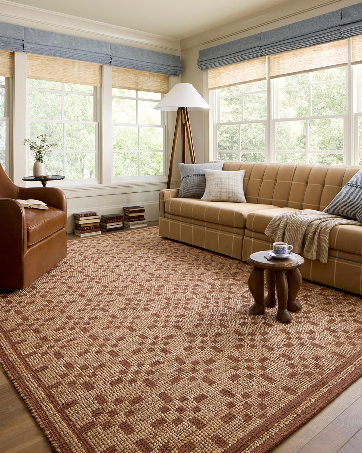Handwoven Jute and Cotton Area Rug from Judy Collection