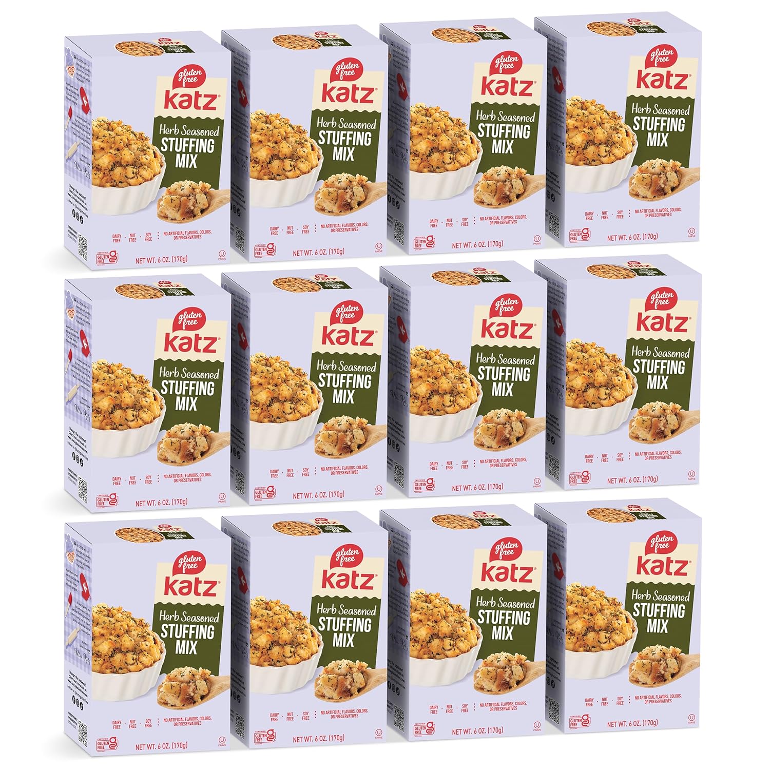 Katz Gluten Free Herb Seasoned Stuffing Mix for Holidays