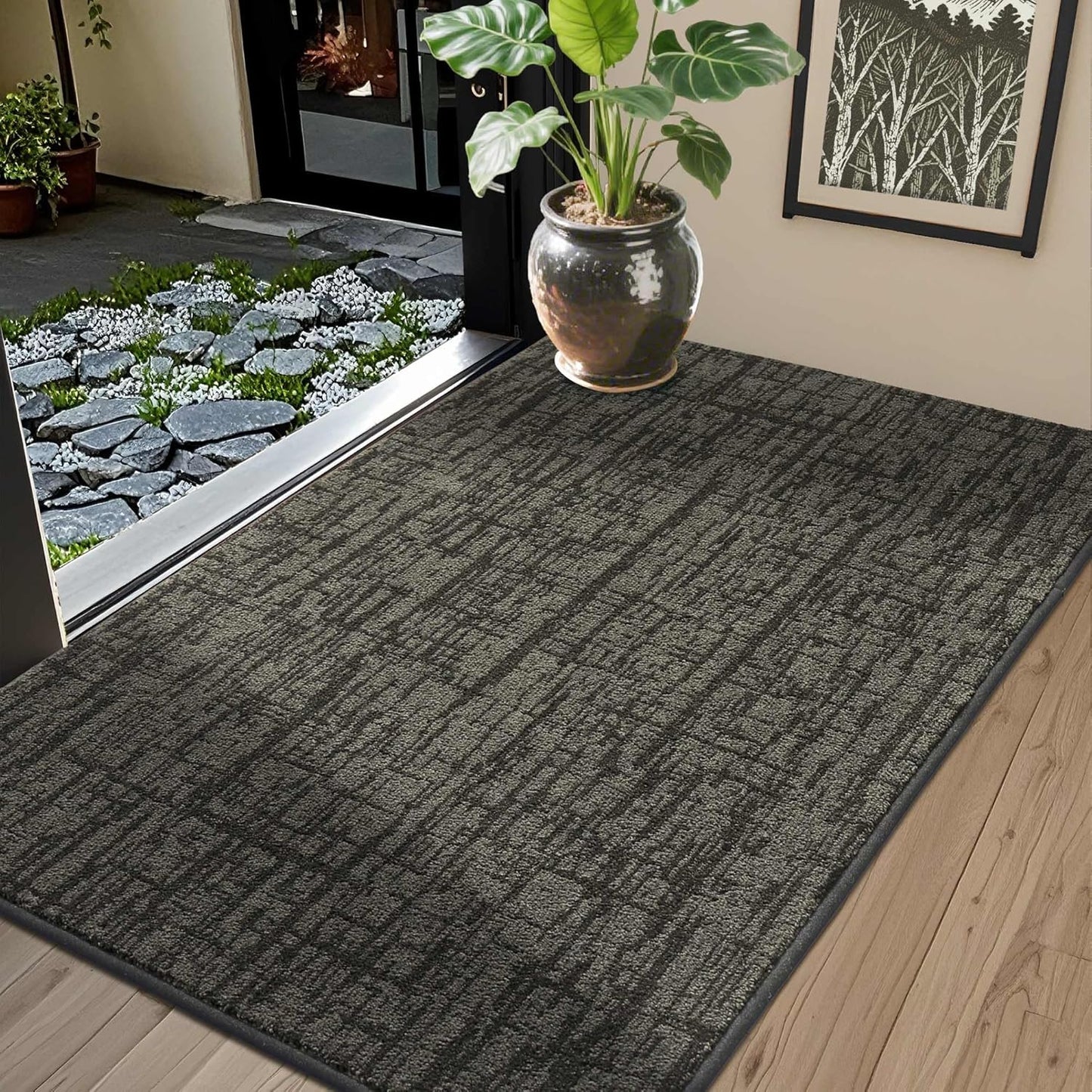 COSY HOMEER Dirt-Trapper Door Mat 32in x 48in Non-Slip
