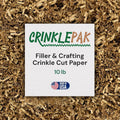 10LB Kraft Crinkle Paper Filler for Gift Baskets - USA Made