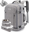 Carry On Travel Backpack 42L - Expandable, Flight Approved