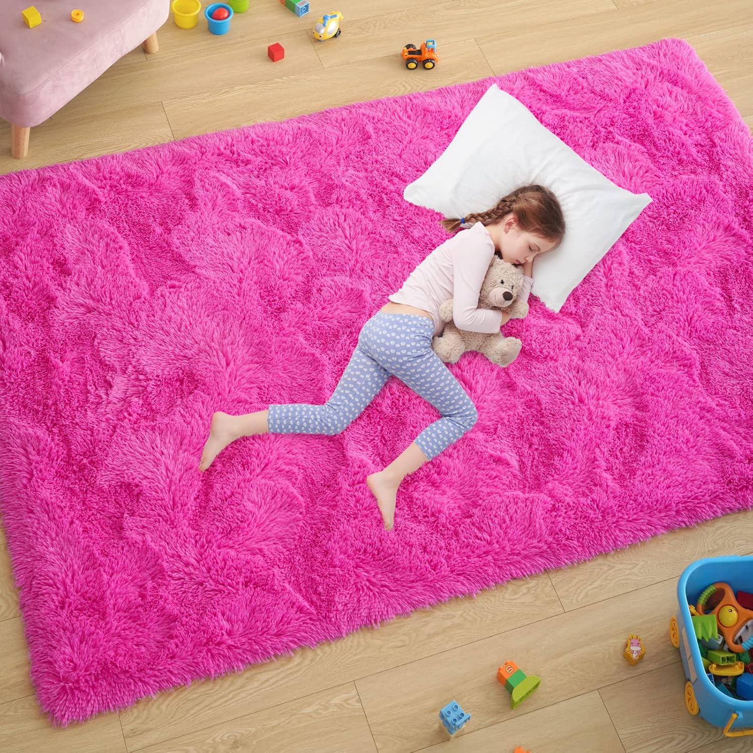 Ultra Soft Fluffy Rugs for Bedroom and Living Room Decor