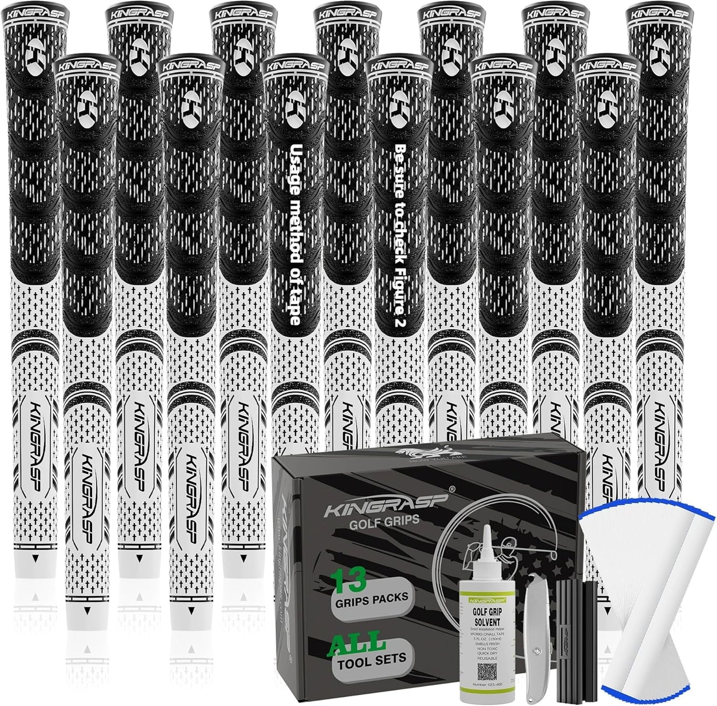 Premium Hybrid Golf Grips for Enhanced Feedback and Control