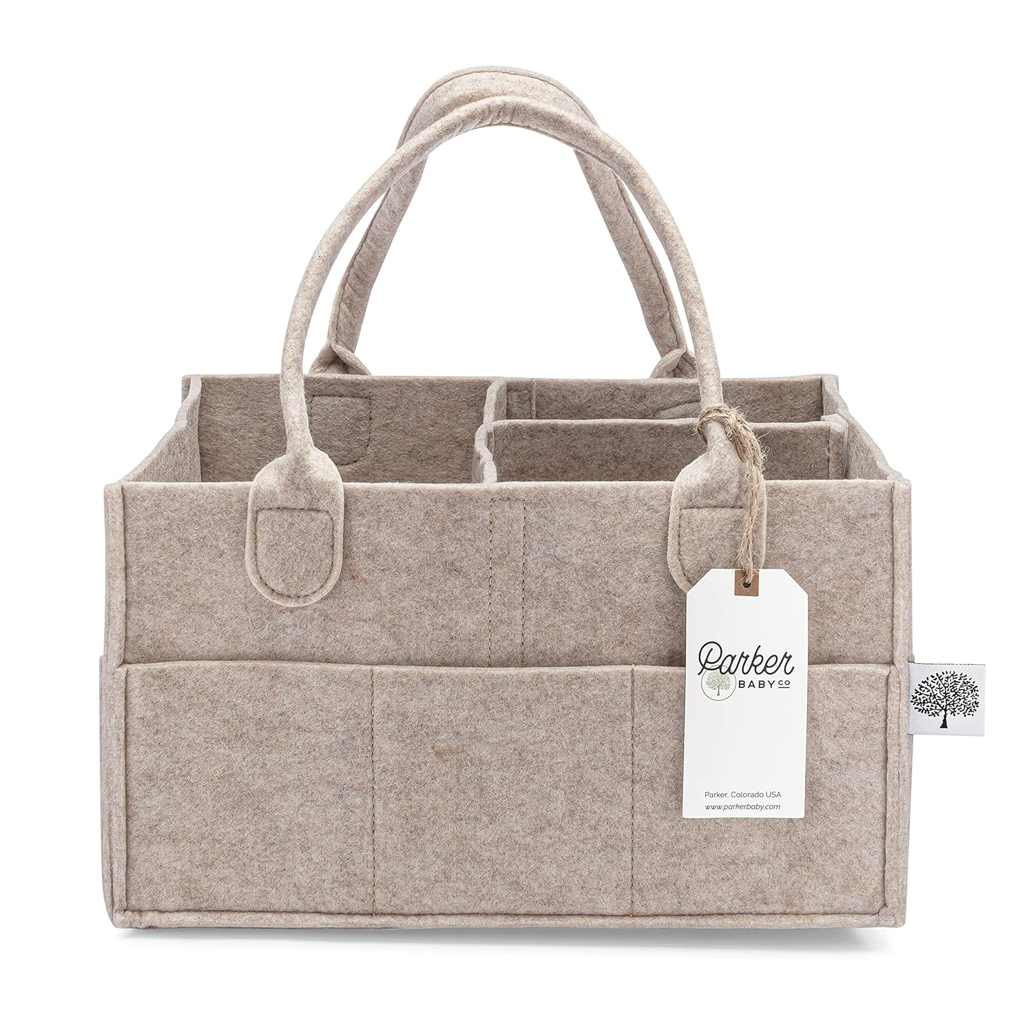Parker Baby Diaper Caddy - Stylish Storage Solution