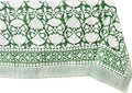 Meadow Green 100% Cotton Rectangle Tablecloth 60 x 108 in - Handblock
