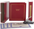 LLC Kit (Red) Binder and Slipcase - Organized Corporate Record Kit