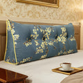 Large Bolster Triangular Headboard Backrest Wedge Pillow - Full Size