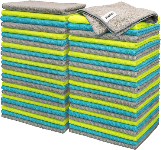 50-Pack FIXSMITH Microfiber Towels - Lint-Free & Absorbent