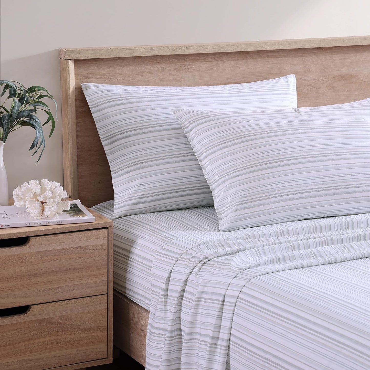 Tommy Bahama Queen Sheets Set - Crisp Cotton Percale Bedding