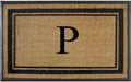 A1HC 30x48 Coir and Rubber Monogrammed Doormat - Heavy Duty