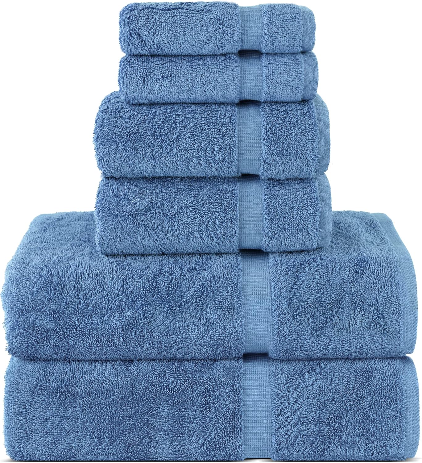 Chakir Turkish Linens Luxury Spa Quality 6-Piece Towel Set