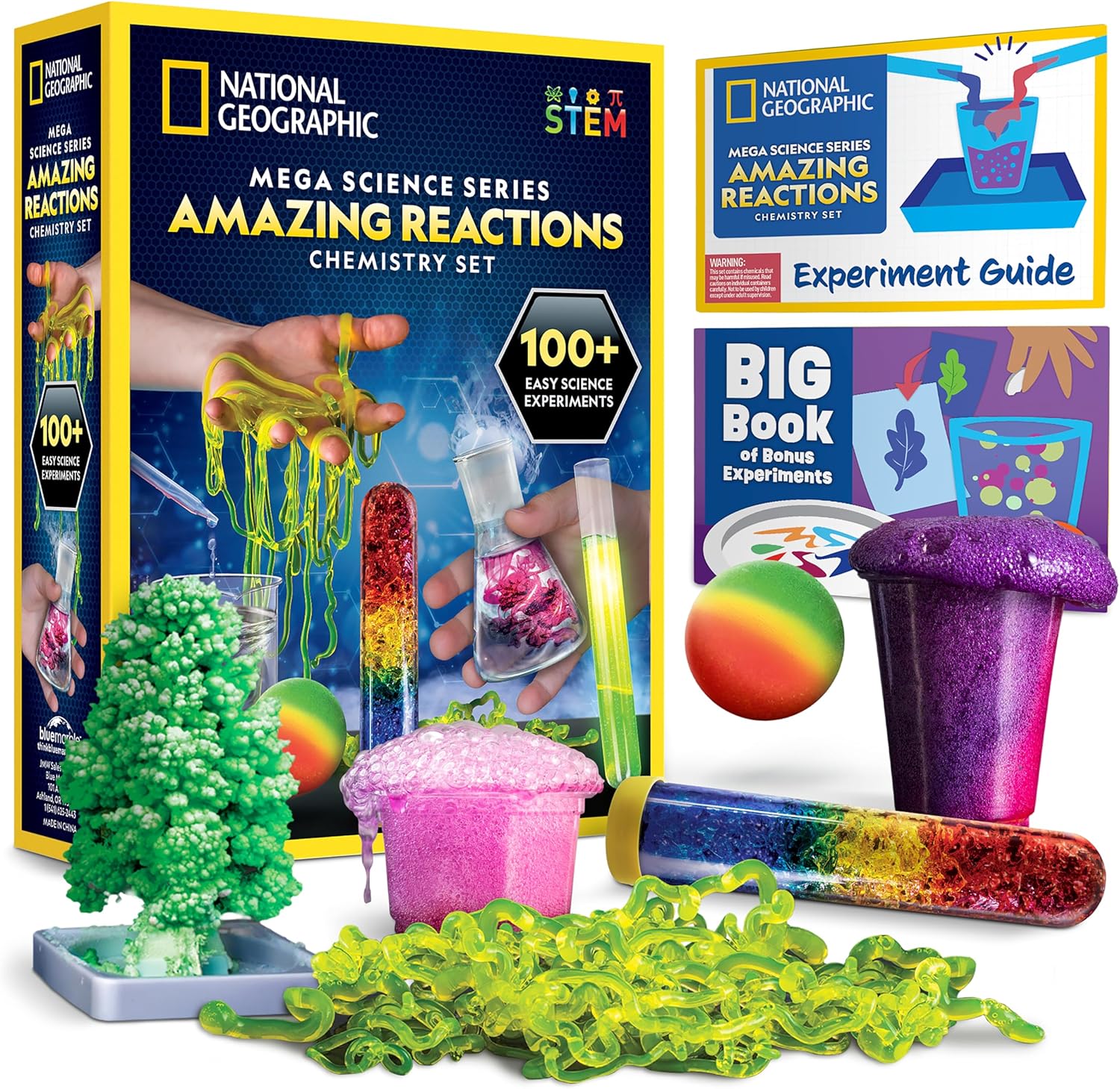100+ Science Experiments Chemistry Set