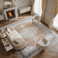 Washable Rugs 8x10 Area Rug for Living Room - Soft, Non-Slip Vintage