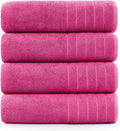 Casa Platino Bath Sheet Sets 4 Pack - Plush 36in x 72in Sheets
