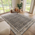 Washable 5x7 Area Rug for Living Room - Soft, Non-Slip, Machine