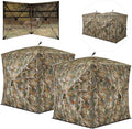 TIDEWE Hunting Blind Double Ground Blinds 270 See Through - Versatile