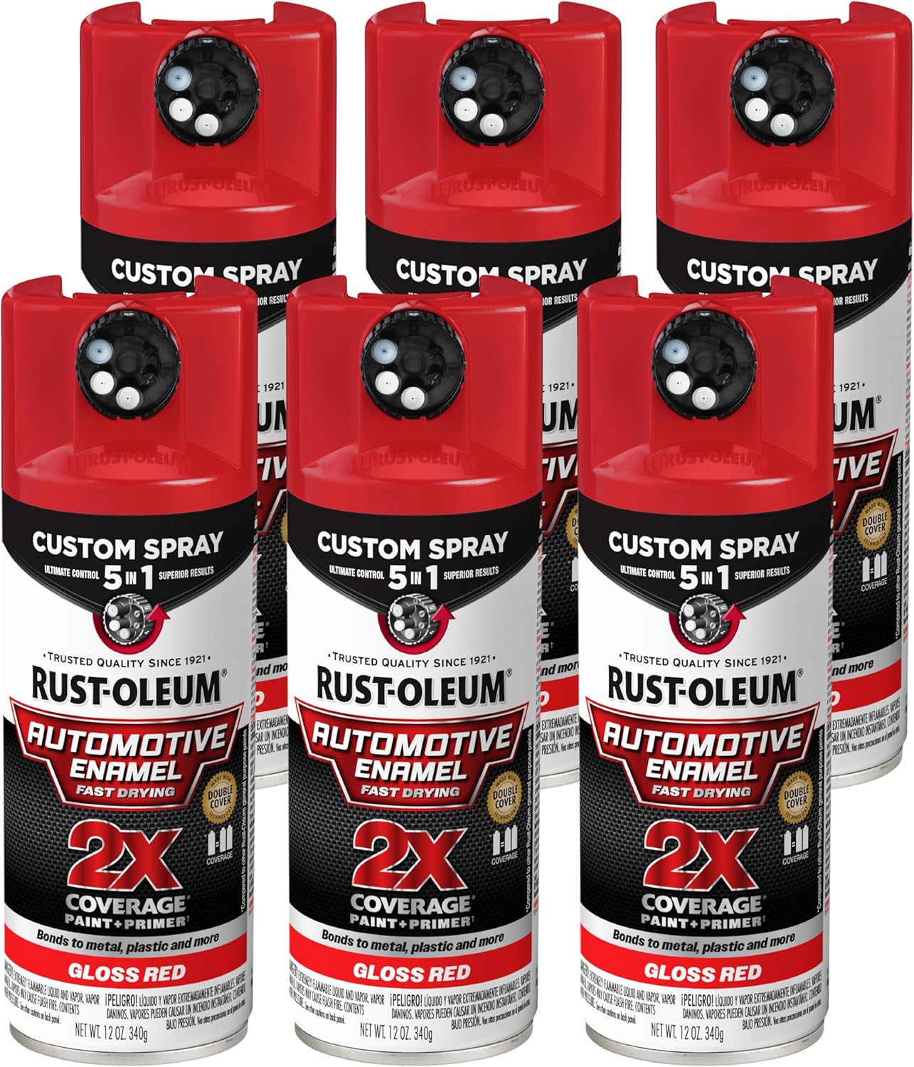 Rust-Oleum 2X Automotive Enamel Custom Spray Paint for All Surfaces