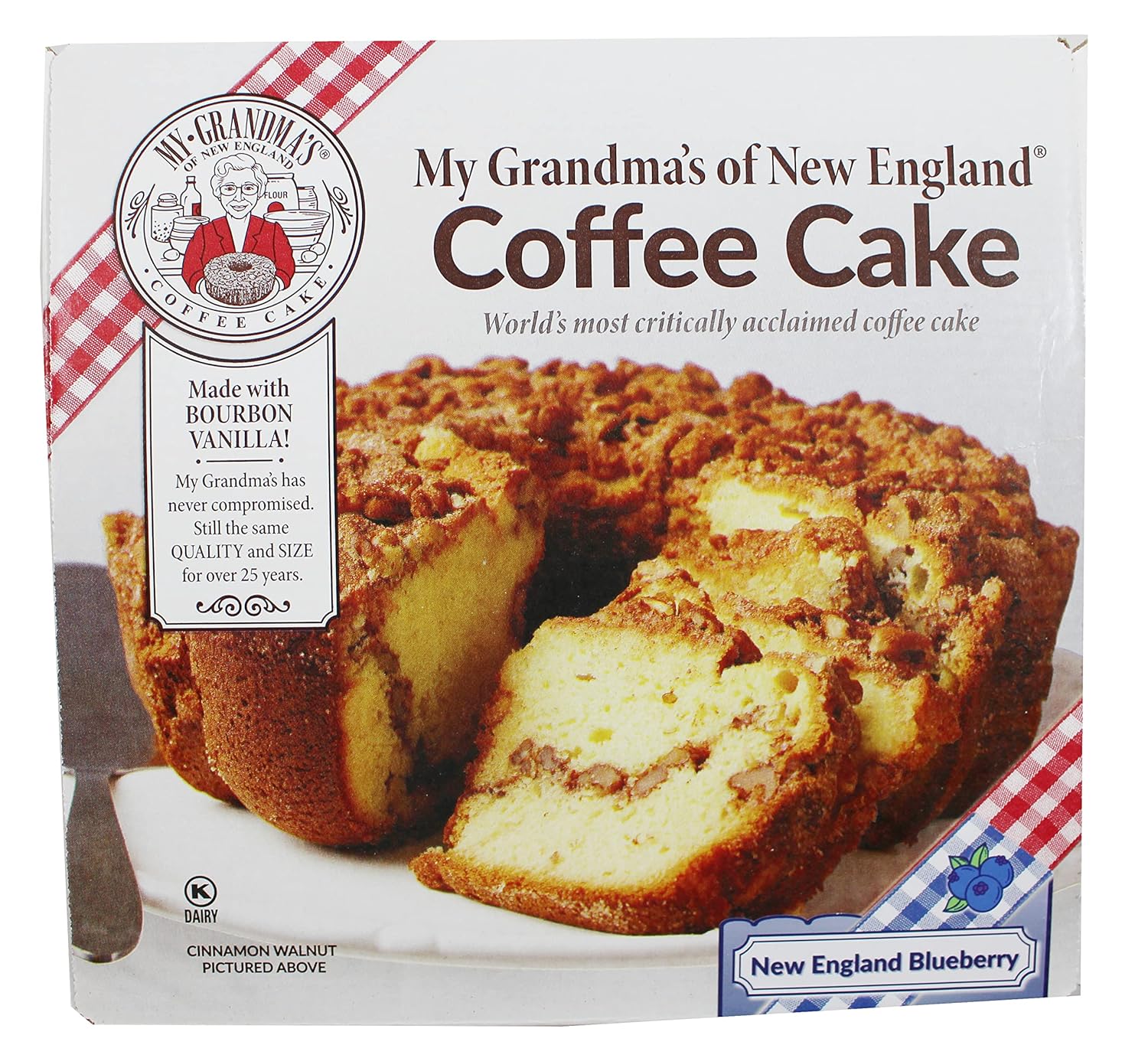 My Grandma's New England Blueberry Coffee Cake - Moist Delight