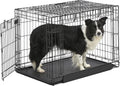 MidWest Ovation Double Door Dog Crate, 36 in - Space-Saving Trainer