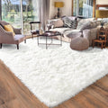 Rugs for Living Room 8x10 Shag Area Rug - Plush Memory Foam Comfort
