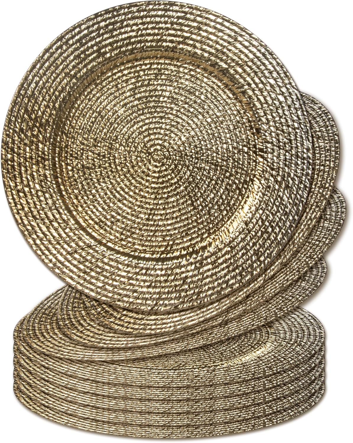 50 Gold Charger Plates: Elegant Table Decor for Every Occasion!