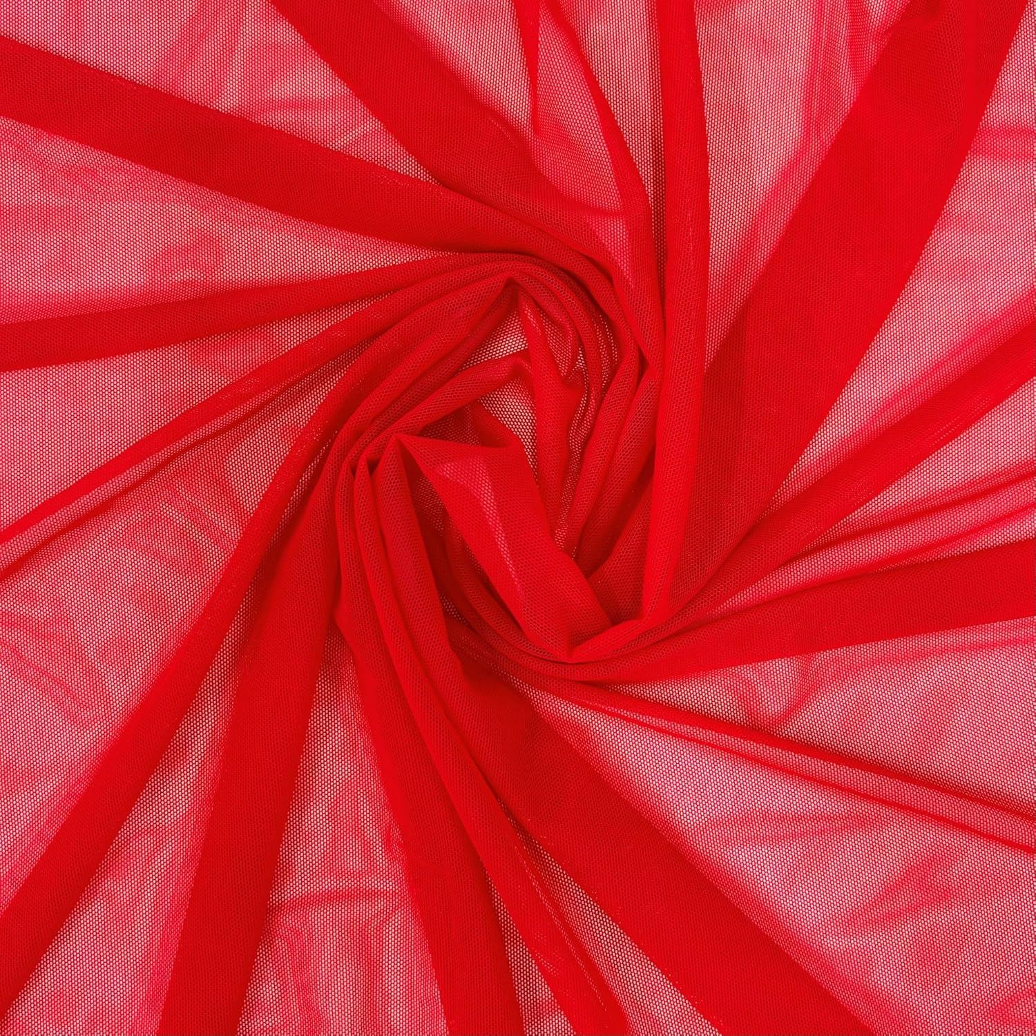 4-Way Stretch Power Mesh Fabric for Activewear and Crafts