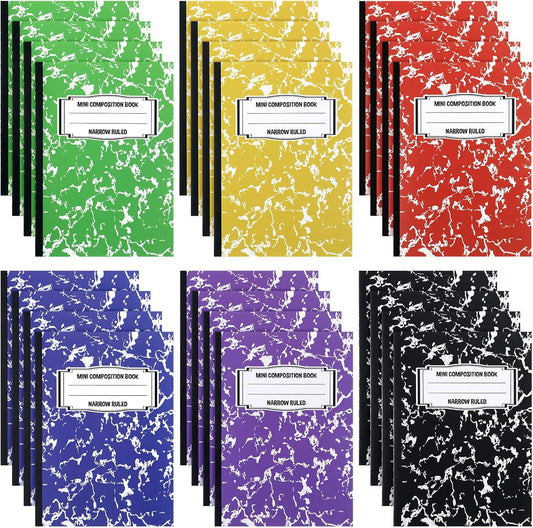 Eersida Mini Composition Notebooks - Cute & Portable! 