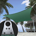 ShadeMart Heavy Duty 37 ft x 43 ft Green Sun Shade Sail - 95% UV