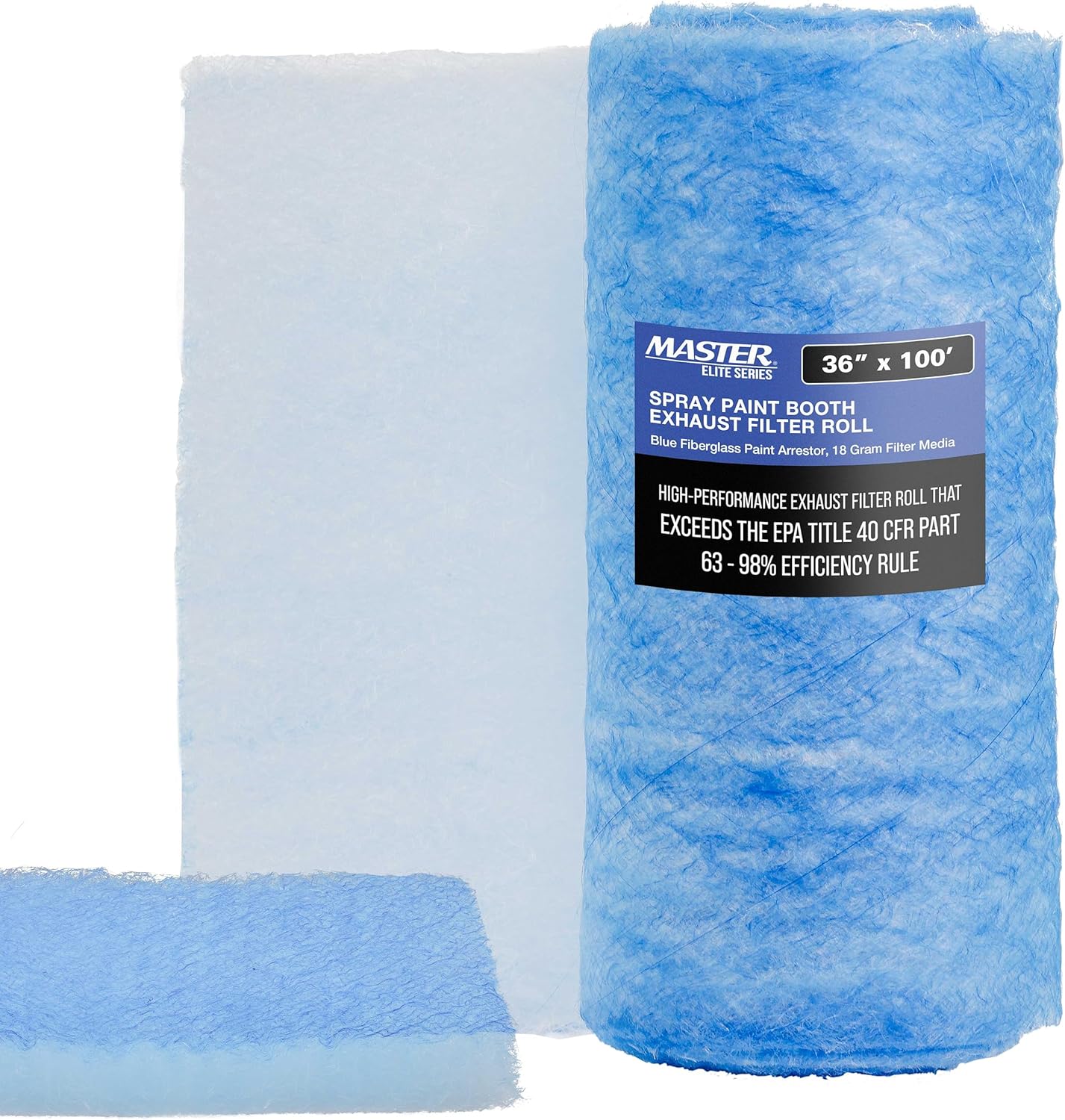 Master Airbrush Elite Paint Spray Booth Exhaust Filter Roll 36in