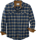 Legendary Flannel Shirt - Relaxed Fit, Suede Trim Comfort