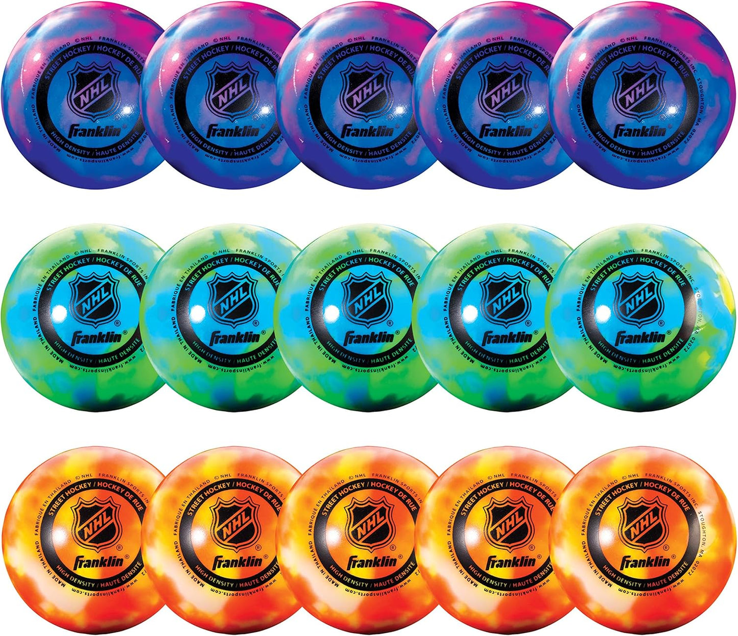 Franklin Sports NHL Street Hockey Balls for Youth and Adults