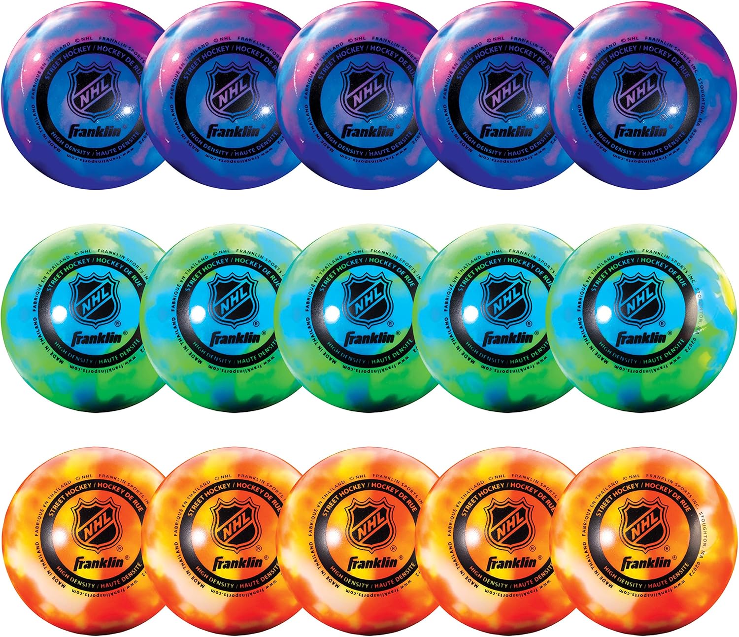 Franklin Sports NHL Street Hockey Balls for Youth and Adults